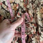 Ralph Lauren Polo Brown Floral Midi Skirt Size 12 Viscose EUC Retail $298 Photo 7