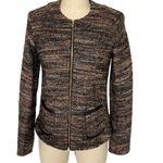 L'Agence L’Agence Bouclé Wool Alpaca Jacket French Chic Tweed Blazer Size 2 Photo 1
