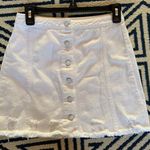 Dress Up White Distressed Skirt Photo 0