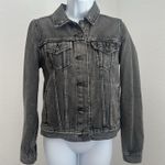 Levi's Women's Faded Black Denim Jacket With Buttons And Pockets, Sz: S (ba6) Photo 0