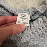 Urban Outfitters Glitter Silver Smocked Crop Top Photo 2