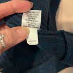 Apt. 9  szXL bluish/turquoise shawl collar 1 button ribbed knit cardigan EUC Photo 5