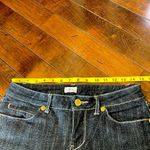 Cache  Bootcut Jeans Dark wash Mid rise Gold Accents Womens 6 Y2K Stretchy Photo 5