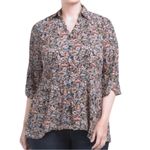 Sunny Leigh  Khloe Button Front Tunic Blouse Photo 4