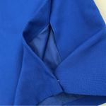 Nordstrom Vintage ‎ Pencil Skirt Deadstock Blue Faux Wrap Professional Blue NWT Photo 8