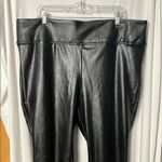 1. State  Black Faux Leather Leggings Size 2X Photo 2