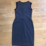 Merona Navy and Grey Striped Dress Photo 1