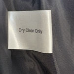 Gallery  Woman's Size M Black Quilted Velvet Faux Fur Collar Zip Coat Photo 7