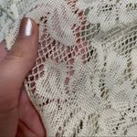 Trixxi white lace strapless dress high low style boho beach ivory small Photo 4