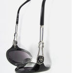 Jessica Simpson  Black Oval Sunglasses Photo 3