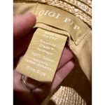 GIGI PIP Isla Straw Fedora Hat Wide Brim Boho Summer Tan Photo 6