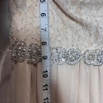 Speechless  Strapless Lace Beaded Empire Waist Chiffon Prom Dress Gown Size 11 Photo 12