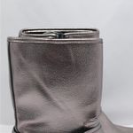 Dolce Vita Armonda Metallic Ankle Boots Women’s 6 Silver Buckle Moto Biker Photo 5