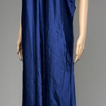 Jaclyn Smith Vintage  Studio Intimates Satin Nightgown 4X Blue Champagne Lace NWT Photo 0
