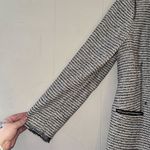 Chico's Women's Striped Tweed Blazer w/ Jeweled Collar Size S Photo 3