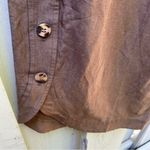 Escapada Escada Egyptian Linen Brown Wide-Leg Palazzo Pants US 6 Photo 7