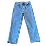 Lands End high rise stovepipe straight ankle jeans size 8 Blue Photo 1