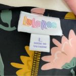 LuLaRoe Kimono Cardigan Floral Bold Lightweight Blue Pink Mustard Yellow Green Photo 4