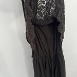 Hollister Sleeveless Black Romper Women's Size Small Viscose & Elastane Blend Photo 3