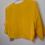 Maya Brooke Yellow Cropped Blazer Open Front 3/4 Sleeve Plus 16W NWT(A201) Photo 9