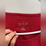 Maternity Bodycon knee length casual Christmas dress holiday dress medium Red Photo 1