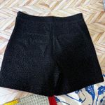 Ann Taylor ‎ Black Velvet Flocked Leopard Print High Waist Shorts Sz 10 Chic Fall Photo 5