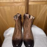Circle G  Two-Tone Brown Ankle Boots Photo 4