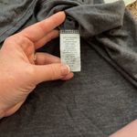 Allen Allen  gray striped midi dress coverup xs Photo 7