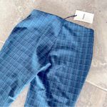 Theory Pull-On Pants Grid Scuba Leggings, Blue Multi Size P, New w/Tag $295 Photo 4