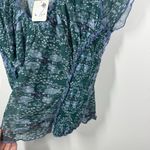 Free People  Top Women L NWT Blue Green Oh My Baby Tee Seagrass Combo Boho 90s Photo 4