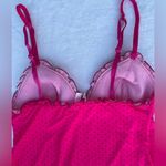 Victoria's Secret Victoria Secret Women's Intimates Top Size Medium Hot Pink Polka Dot A11 Photo 6