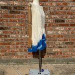 Andrée Andreé Blue blue/white dip dyed knit embroidered dress / S / Excellent condition Photo 6