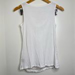 Inc International Concepts White Sequined Dressy Tank Top Women’s Size Medium Photo 4
