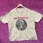 Iron Maiden 1981 Album Killers Beige Tie Dye T-Shirt XXL Photo 2