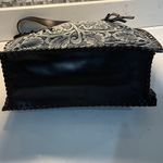 Kenzo Tote Denim Blue and White Patterned Tote Bag with Denim Sneakers. Size 38 Black Photo 5