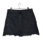Madewell Black Rigid Denim A-Line Mini Skirt 29 Photo 67