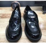 DKNY Ivette Women's 9 Black Patent Leather Round Toe Dress Slip-On Loafers Photo 0
