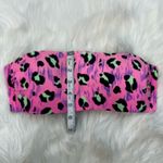 Calzedonia Cobey Pink Cheetah Print Bandeau Bikini Top Photo 6