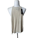 Lulus Side Tie Cream Sleeveless Sweater Size M Boho Festival Minimalist Neutral Size M Photo 3