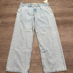 Abercrombie & Fitch  Light Blue Wide Leg Jeans Photo 0