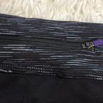 Athleta Capri Cropped Heather Marled Waistband Leggings Black XS Petite Photo 5