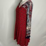 Patrons of Peace Women’s Red Bell Sleeves Boho Flowy Short Dress XS Photo 6