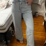 Abercrombie & Fitch Abercrombie High-Rise Wide-Leg Jeans Curve Love Photo 0