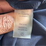 Calvin Klein | Navy Blue Button Down Roll Tab Sleeve Dress Sz 6 Photo 8