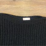 Altar'd State Black Crew Neck Sweater Classic Design Photo 3