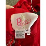 NWT Precious Formals Beaded Sequined Evening Prom Gown Dress Ball Gown Sz 10 Red Photo 2