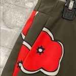 Eloquii  Red Floral High Waist Shorts Photo 2