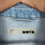 Topshop Women’s Graffiti Denim Jacket sz 8 Photo 5