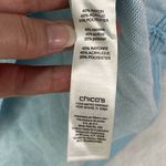 Chico's Weekends By Hoodie Sweater Womens 2 (L) 3/4 Sleeve knit detail pullover Photo 4