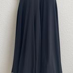 XOXO Vintage Y2K 90s Black Pink Halter V Neck Backless Flowy Skater Mini Dress Photo 4